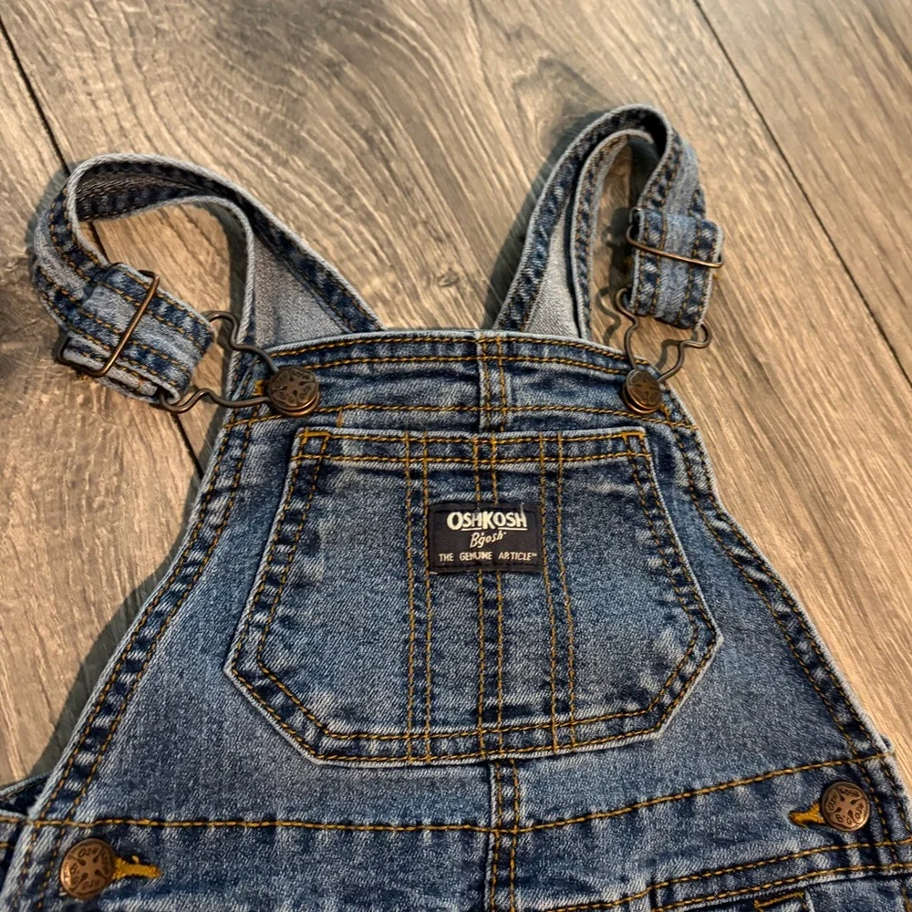 OshKosh B'gosh Dark Blue Denim Kids Overalls